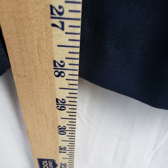 Motherhood Maternity Elegant Navy Button Down Long Sleeve Women's Shirt Sz M - Picture 7 of 8